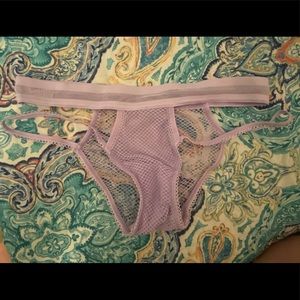NEVER WORN Lavender cutout panties.